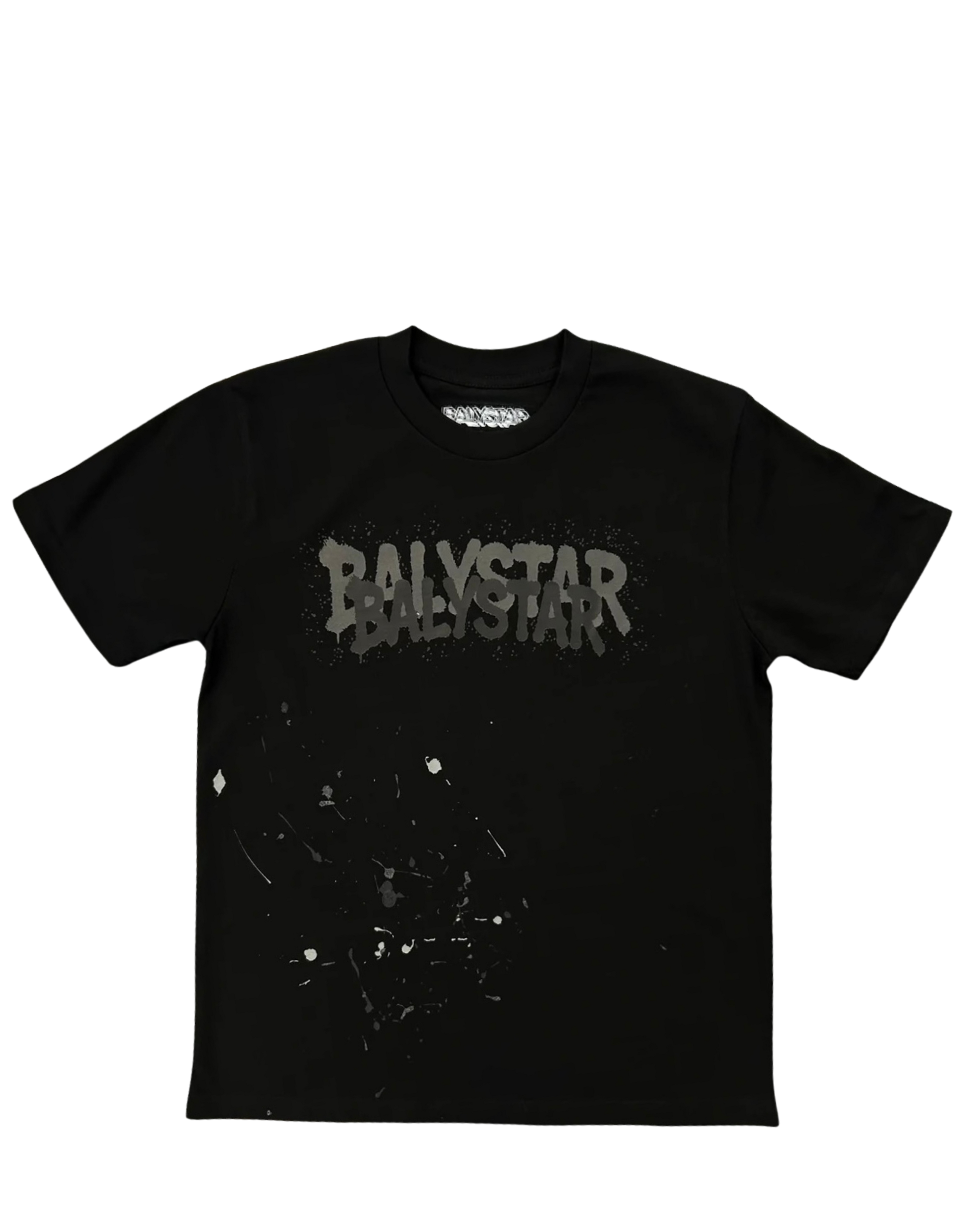 Dark Gray Paint Splatter