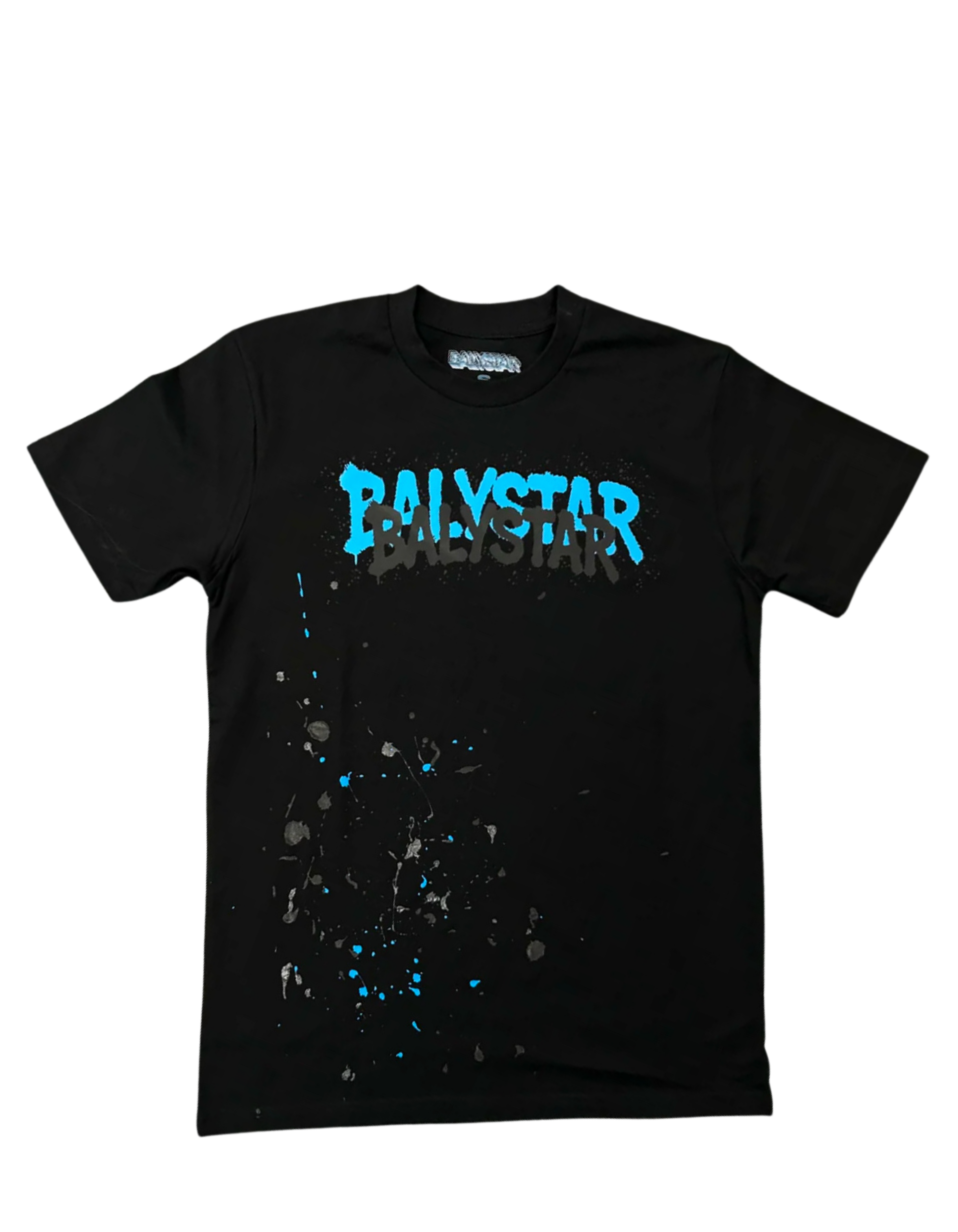 Blue Paint Splatter